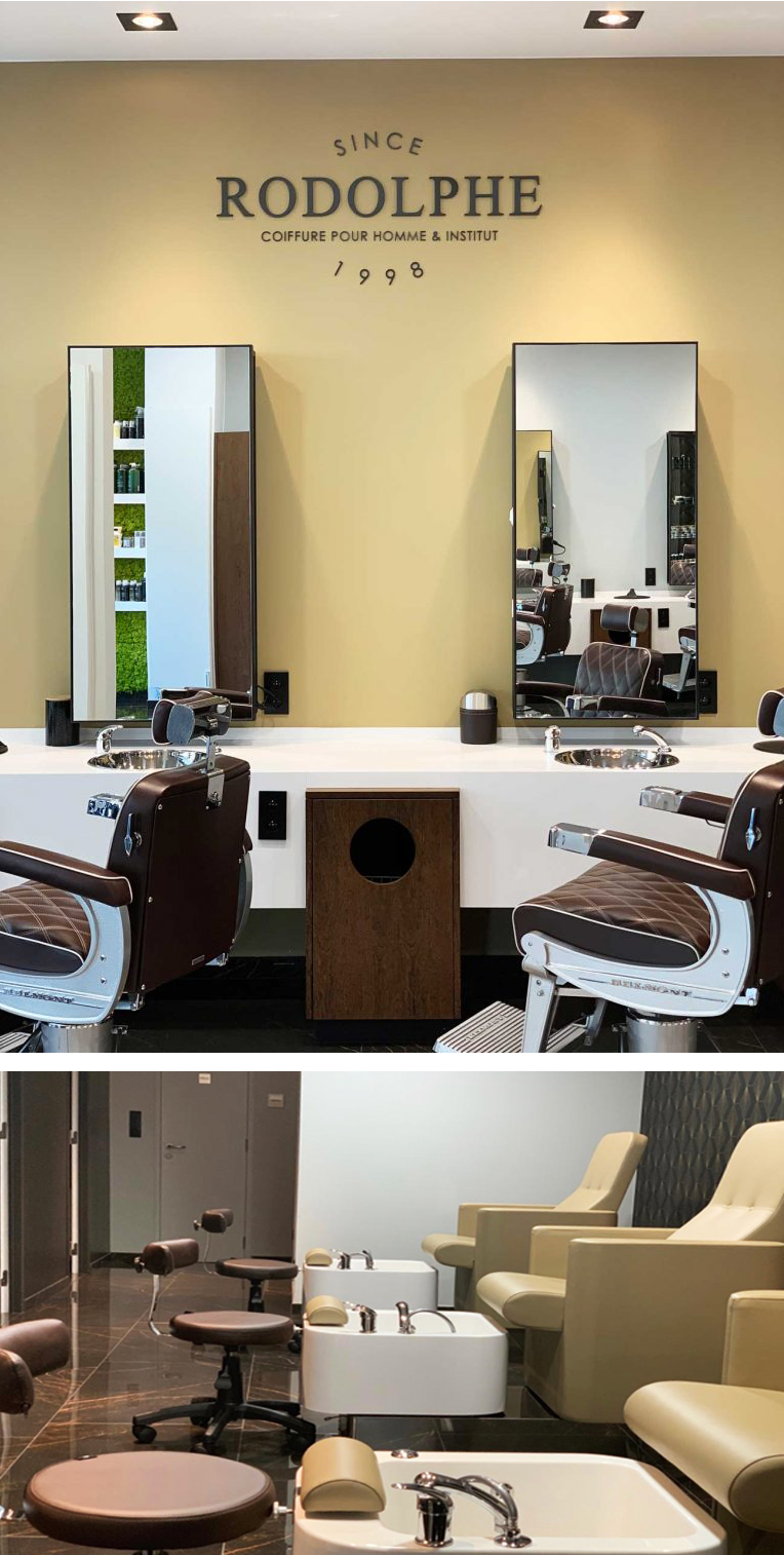 Rodolphe Salon Coiffure Homme - Institut - Footer