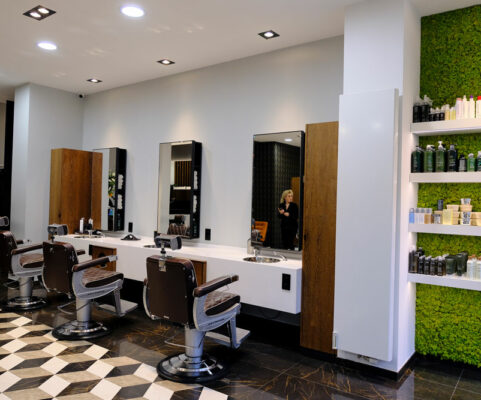 Espace coiffure - Siège - Salon Rodolphe - Coiffure institut pour homme