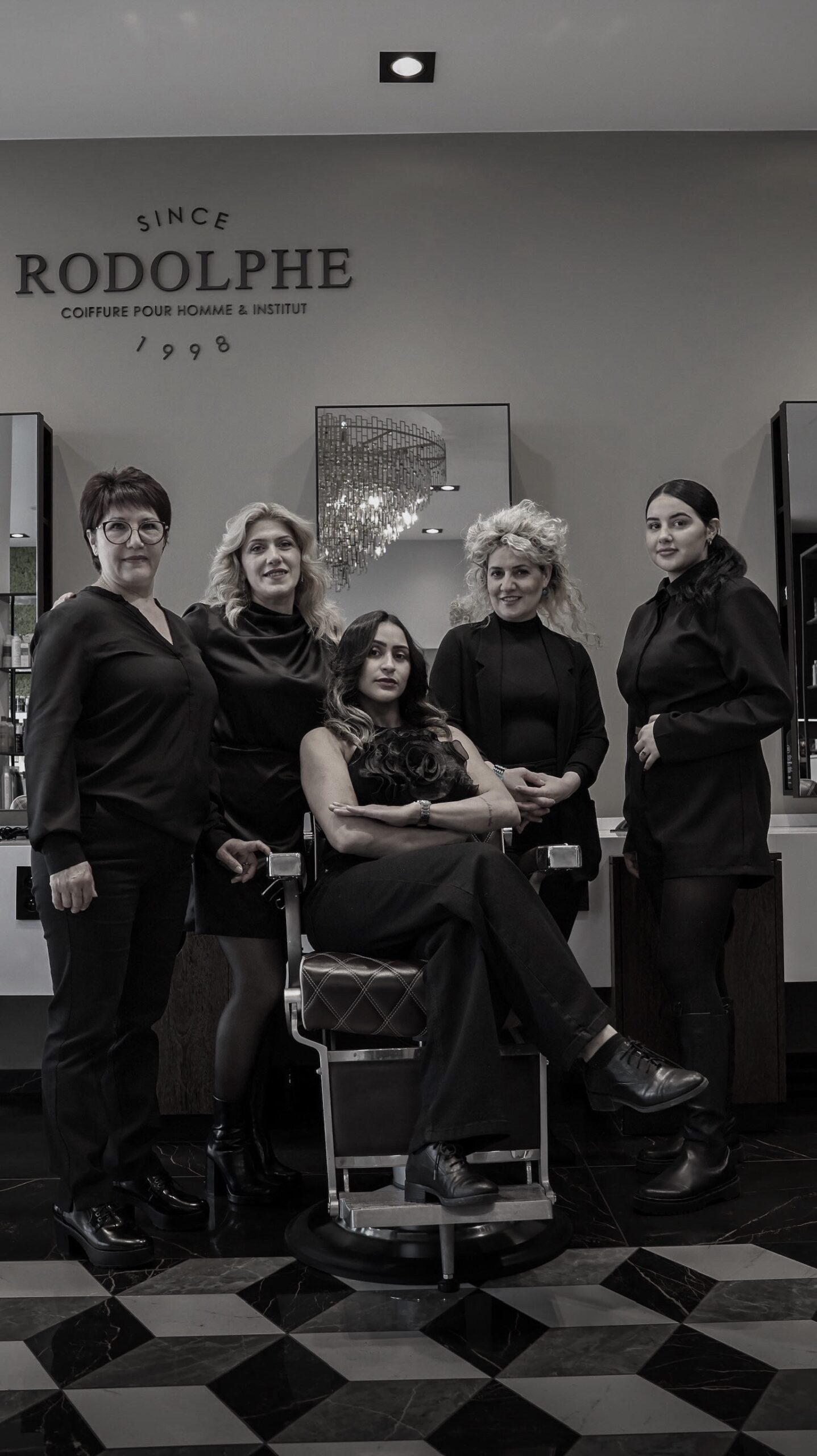 Coiffeuses Salon Rodolphe - Equipe du salon de coiffure Avenue Louise - Bruxelles